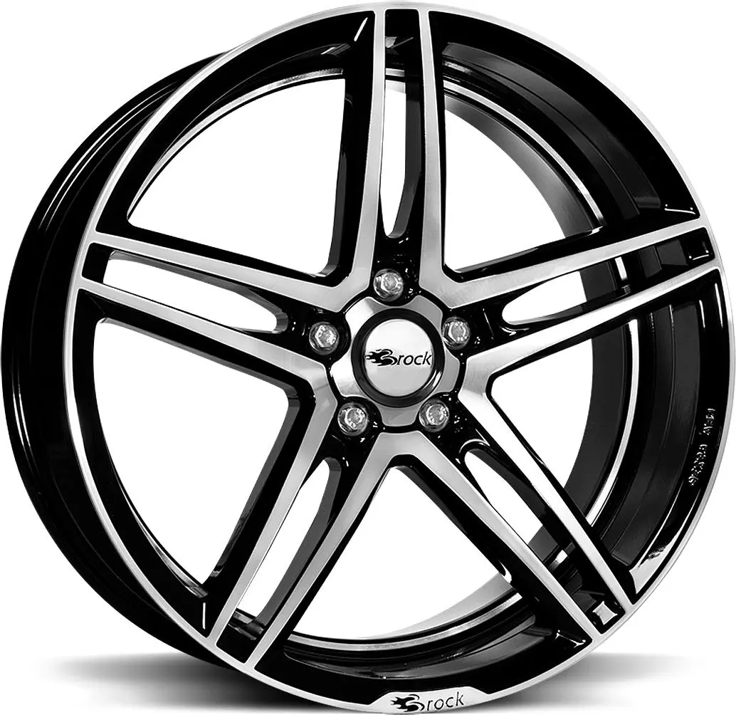 Brock BROCK B33 Black Full Pol 8.5R18