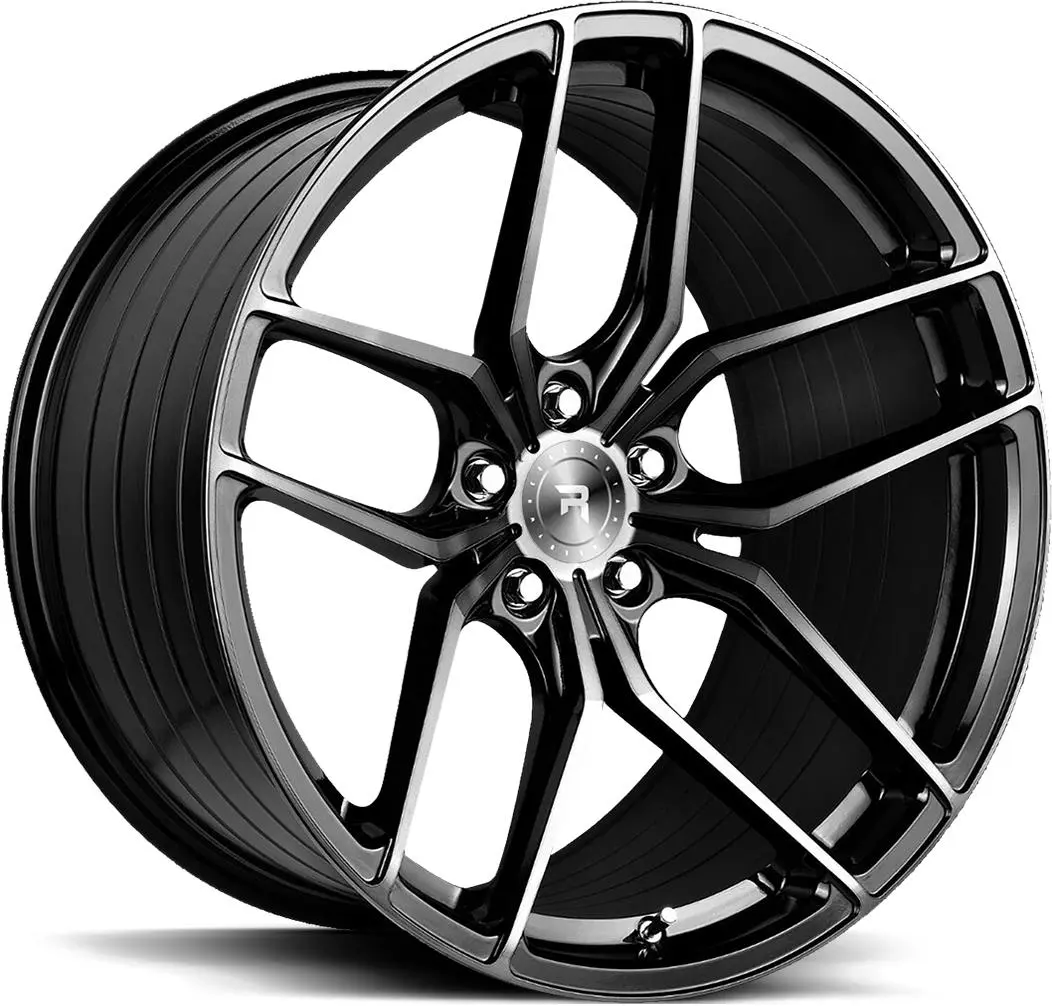 R-Series R-SERIES R8 Gloss Black Tinted Face 10.5R21
