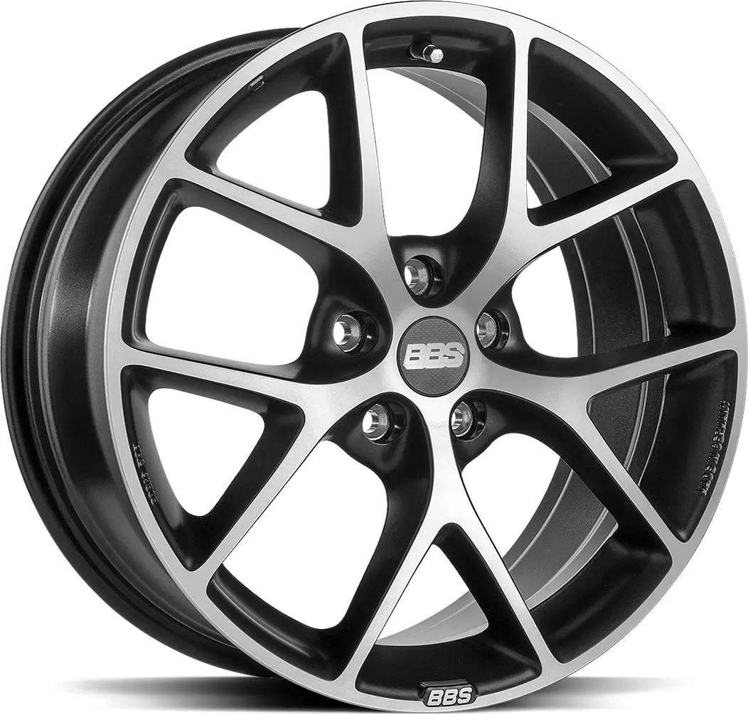 BBS BBS SR Volc Grey Diam Cut 8.5R19