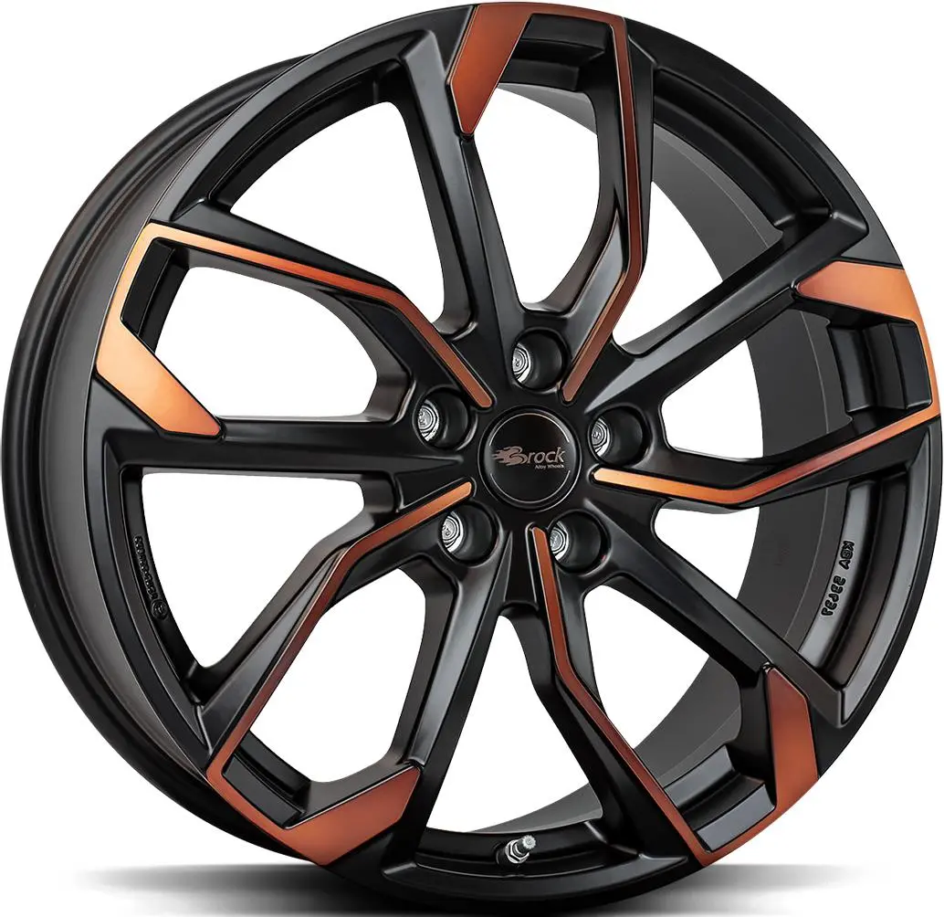 Brock BROCK RC34 Black Orange Matt 8.5R20