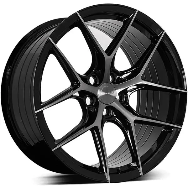 ABS ABS F5 DARK TINT/MACHINED FACE 8.5R19