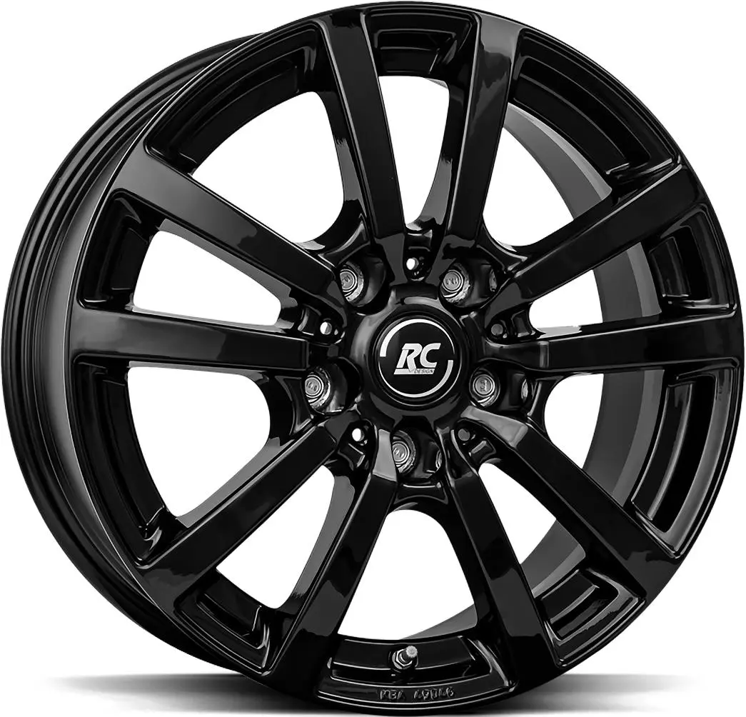 Brock BROCK RC25T Shiny Black 6.5R16