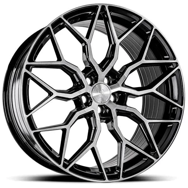 Platinum-Wheels Platinum P2 BLACK BRUSH FACE 10.5R22