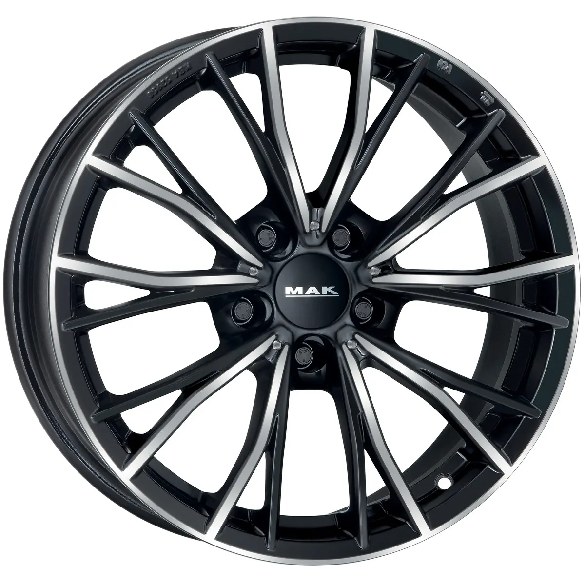 MAK MAK Mark blk/pol 8.5R19