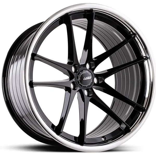 ABS ABS F66 GLOSSY BLACK / SS LIP 10R20