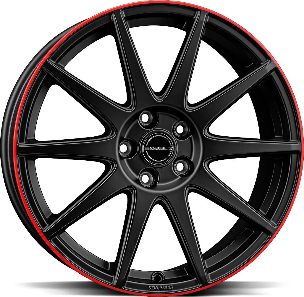 Borbet BORBET GTX Black Matt Rim Red 8R19