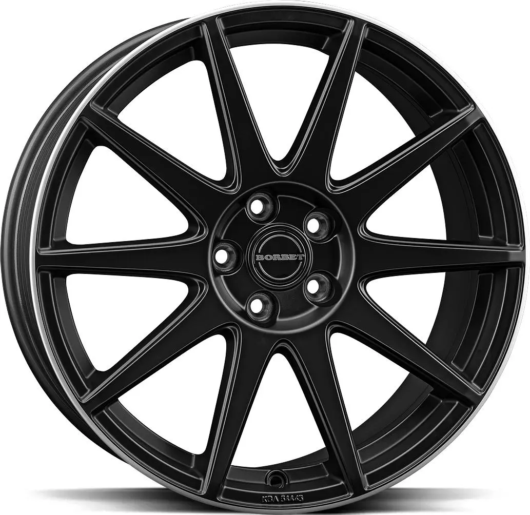 Borbet BORBET GTX Black Matt Rim Silv 8R19