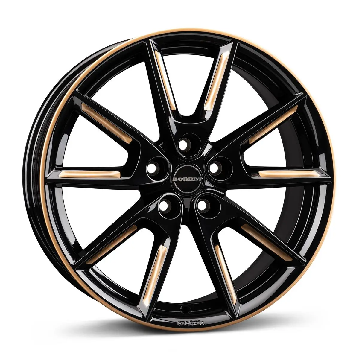 Borbet BORBET LX18 Black Gloss Gold Spoke Rim 8R18