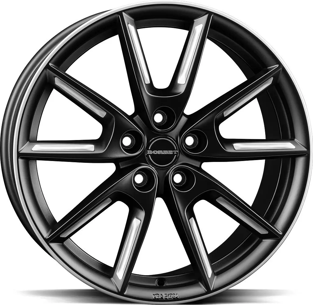 Borbet BORBET LX19 Black Matt Silv Spoke Rim 8R19